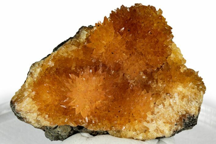 Intense Orange Calcite Crystal Cluster - Poland #311610